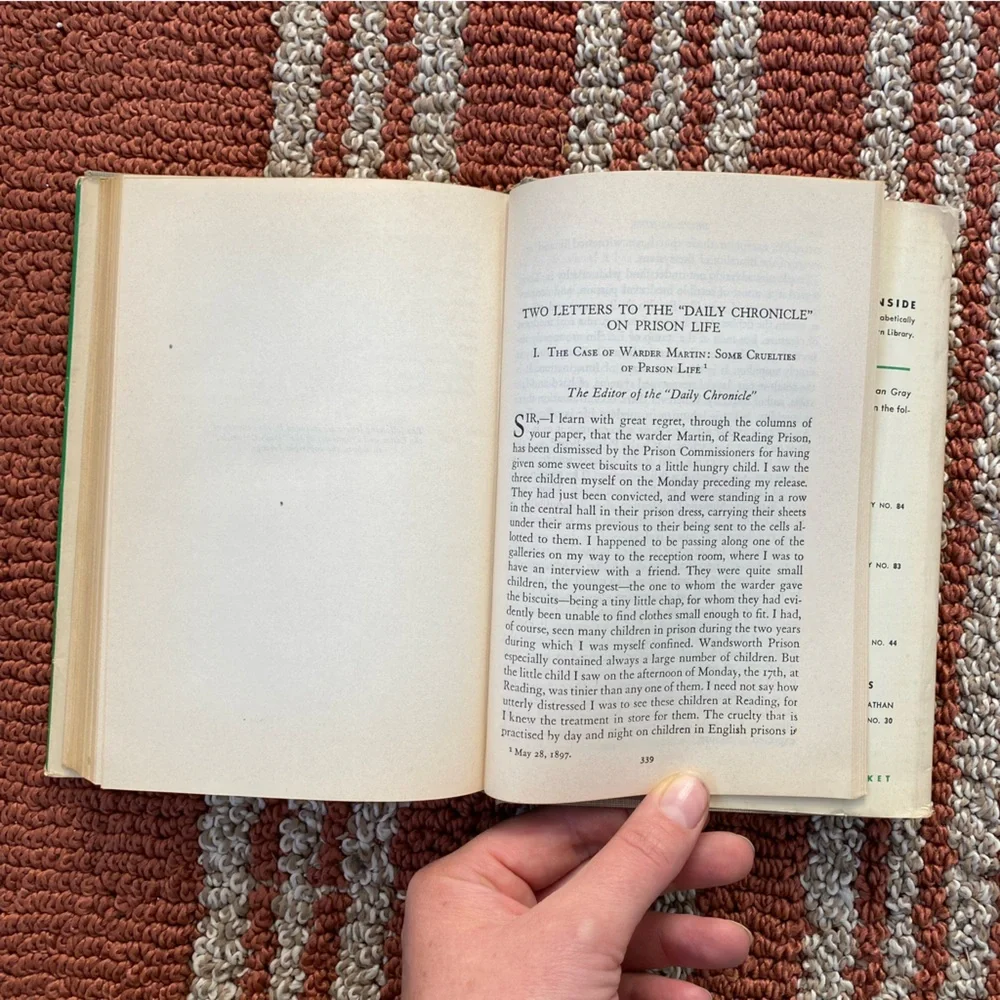 Rare 1954 Edition: The Picture of Dorian Gray & De Profundis by Oscar Wilde #125 - Picture 13 of 14